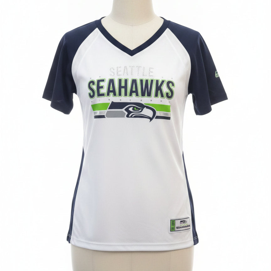 Majestic · NFL Sparkle Detail Jersey · Large · NavyWhite