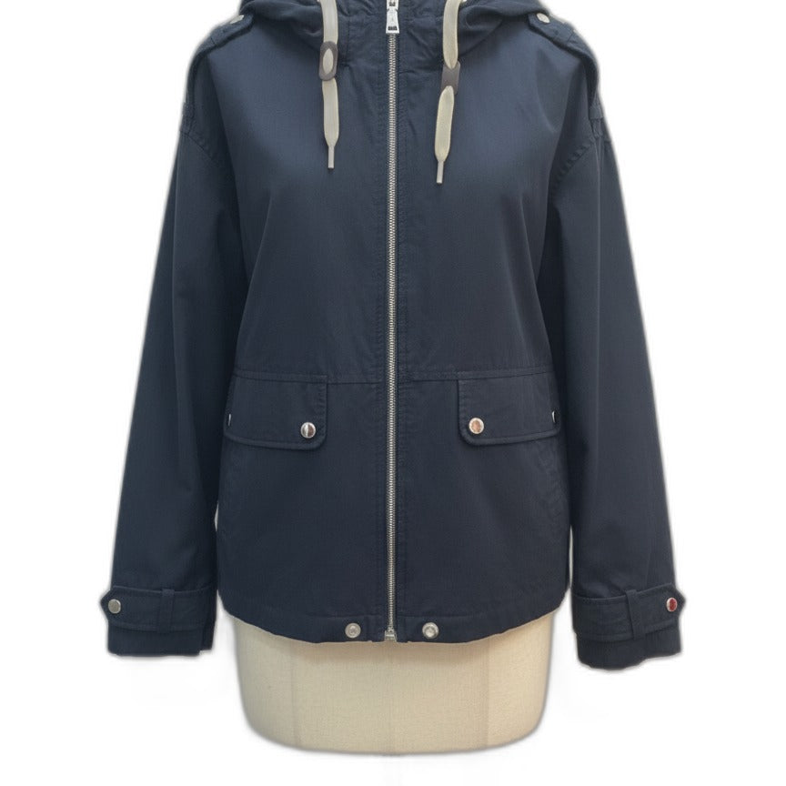 Vince Camuto · Hooded Jacket · Medium · Navy