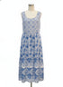 April Cornell · Dress · Large · WhiteBlue