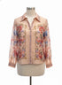 Joie · Blouse · Small · Peach Floral