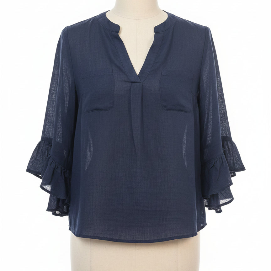 INC · Princess Sleeves · Large · Navy