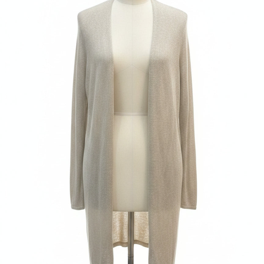 J. Jill · Open Drape Cardigan · XLarge · Beige