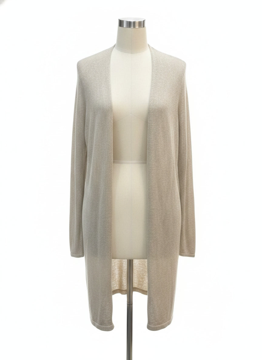 J. Jill · Open Drape Cardigan · XLarge · Beige
