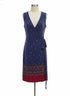 Anne Klein · Wrap Dress · 12 · NavyRed