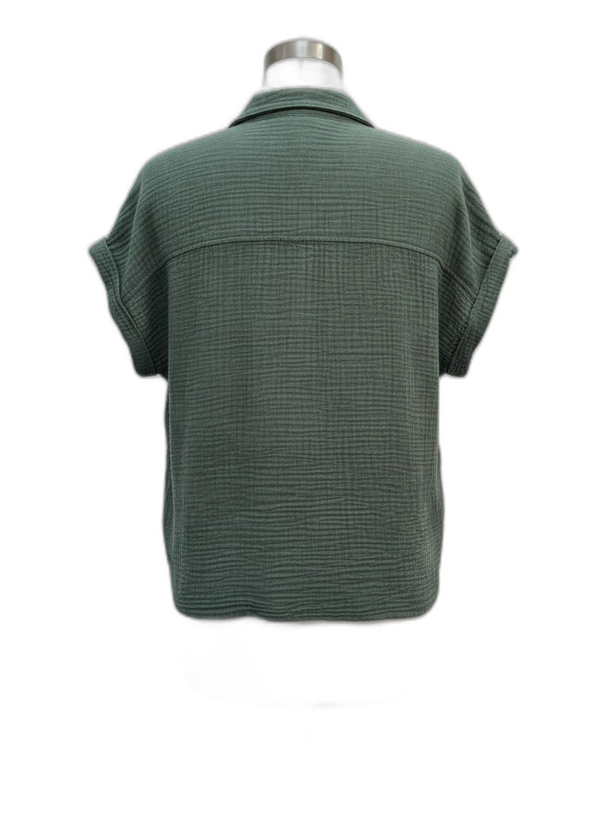 Jessica Simpson · Shirt · Medium · Green