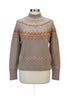 NicoleMiller · Fair Isle · Small · BrownOrange