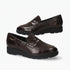 Mephisto · Carima Patent and Suede Loafers · 7 · Brown Leather