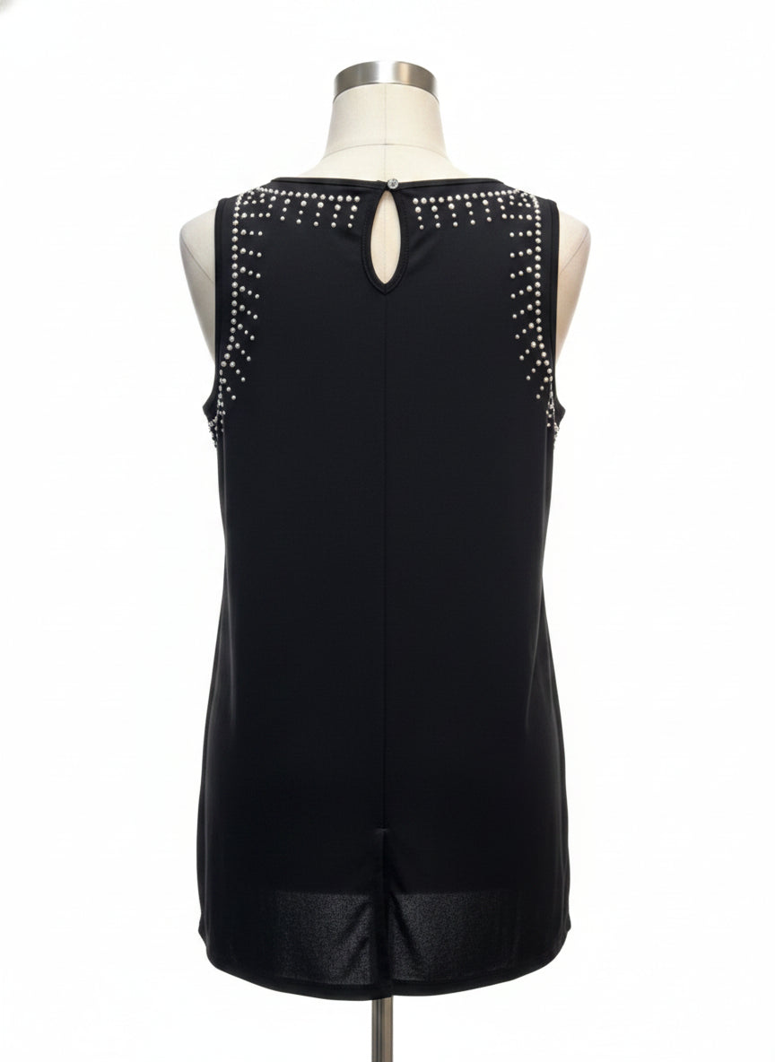 Chelsea & Theodore · Black Silver Studded · Medium · Black