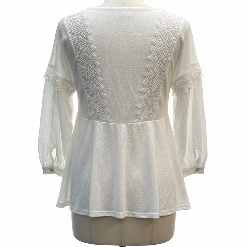Sundance · Boho Top · Small · White