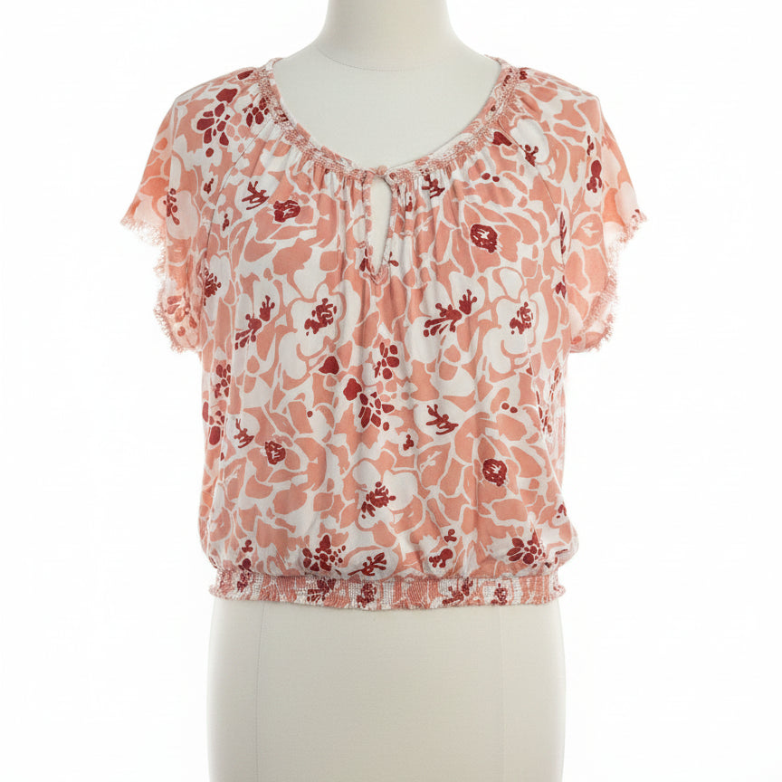 Carve · Boho Top · Medium · BlushFloral