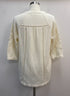 SoftSurroundings · Magnolia Gauze Tunic · Small · Cream