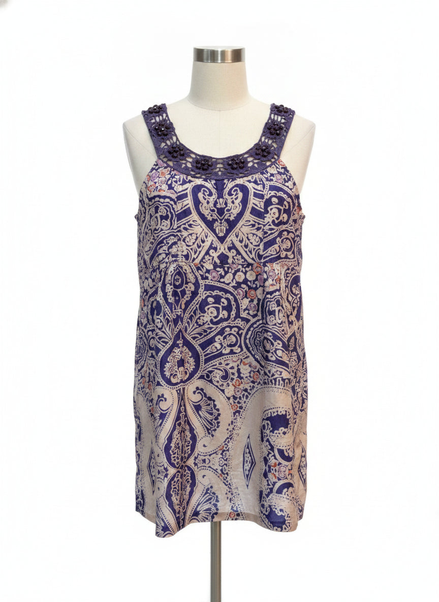 Free People · Sleeveless Dress · 8 · Purple Cream