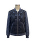 Anthropologie · Tapestry Bomber Jacket · Small · NavyBlk
