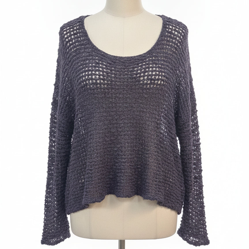 NomadicTraders · Sweater · M/L · Eggplant