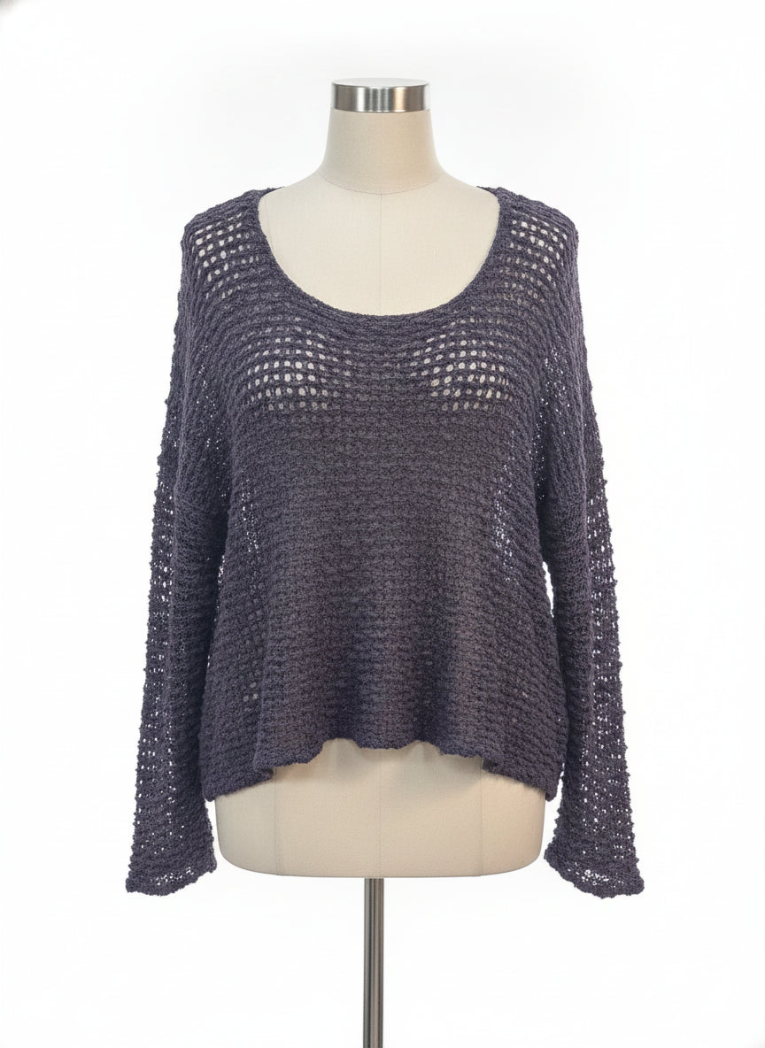 NomadicTraders · Sweater · M/L · Eggplant