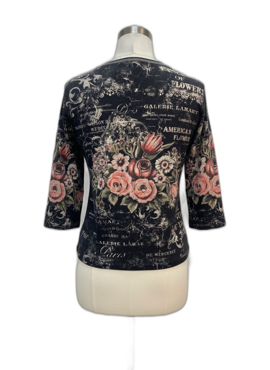 Jess&Jane · BlackRose Bejeweled · Medium · Black