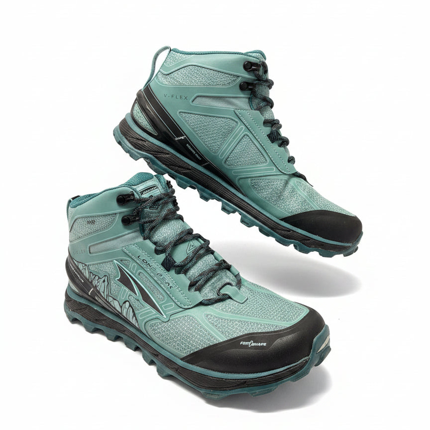 Altra · Lone Peak 4 Mid RSM Trail Running Shoe · 9.5 · SeaGreen