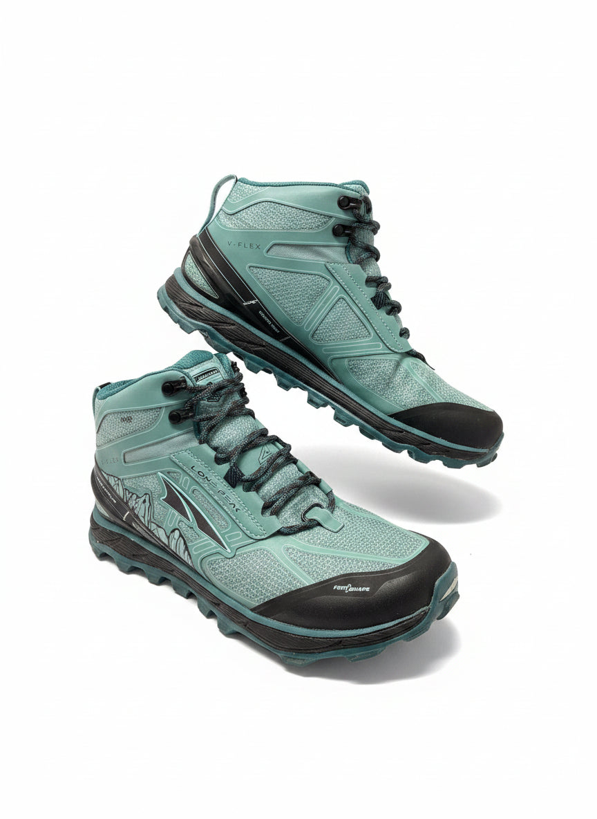 Altra · Lone Peak 4 Mid RSM Trail Running Shoe · 9.5 · SeaGreen