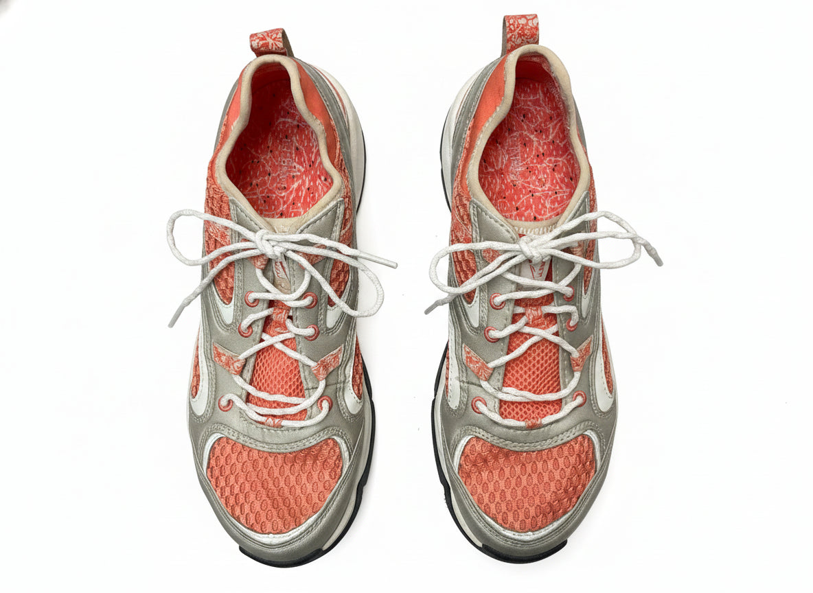 L.L.Bean · Trail Hiking Sneakers · 8.5 · Orange Taupe