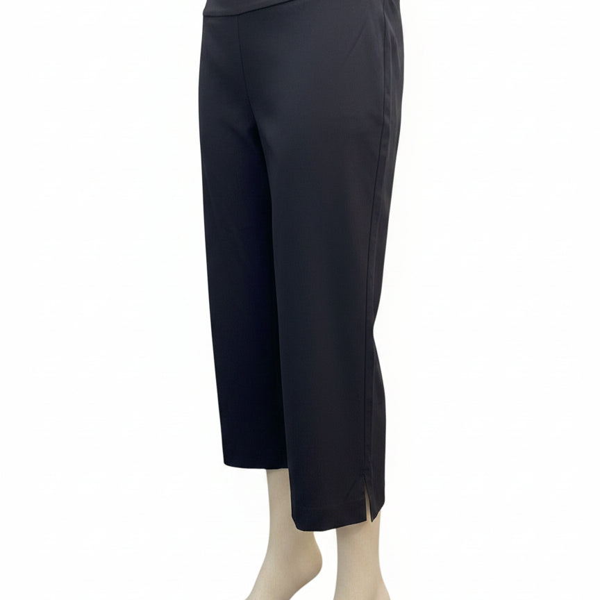 JMCollection · Wide Leg Cropped/Ankle · XL P · Black