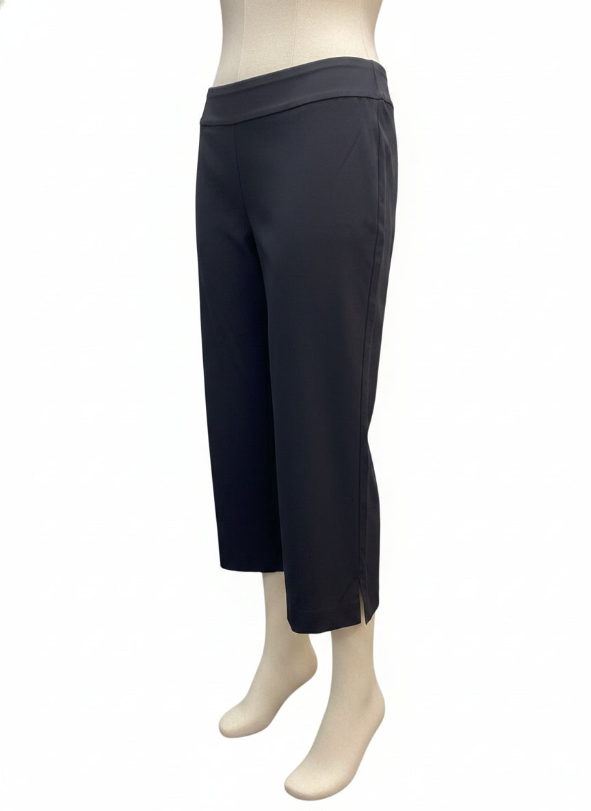 JMCollection · Wide Leg Cropped/Ankle · XL P · Black