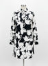 Diane von Furstenberg · Floral Print · 8 · Black and White