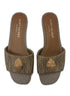 Kurt Geiger · Kensington Flat Sandal · 7.5 · White Beige