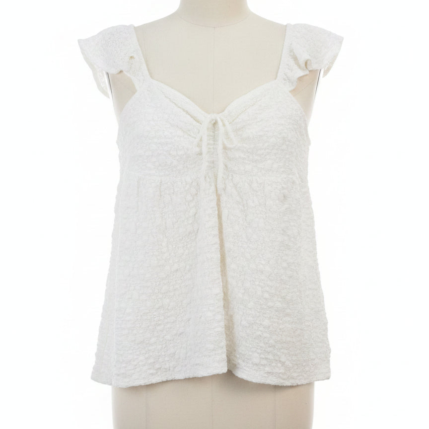 LuckyBrand · Sleeveless Top · Large · Cream