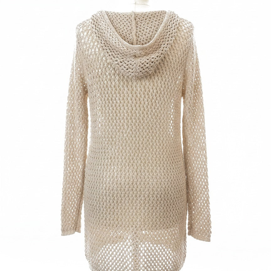 Artelier · Open Drape Cardigan · Small · Ecru