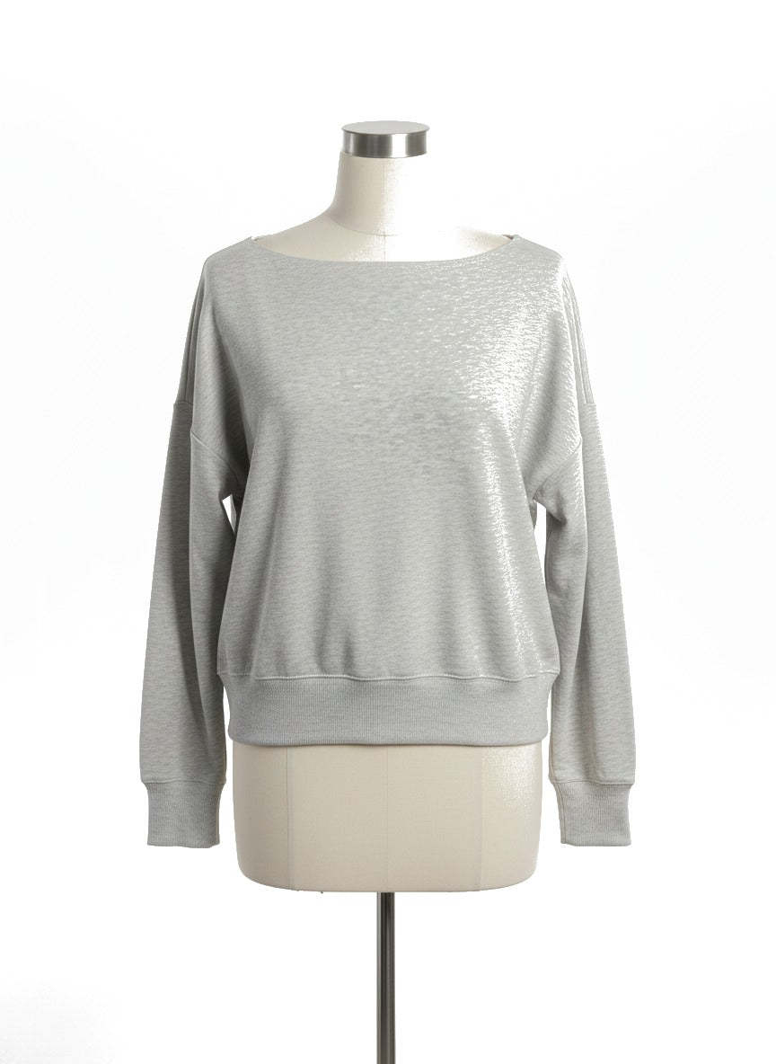 DSG · So Soft Off Shoulder Top · Small · Light Gray