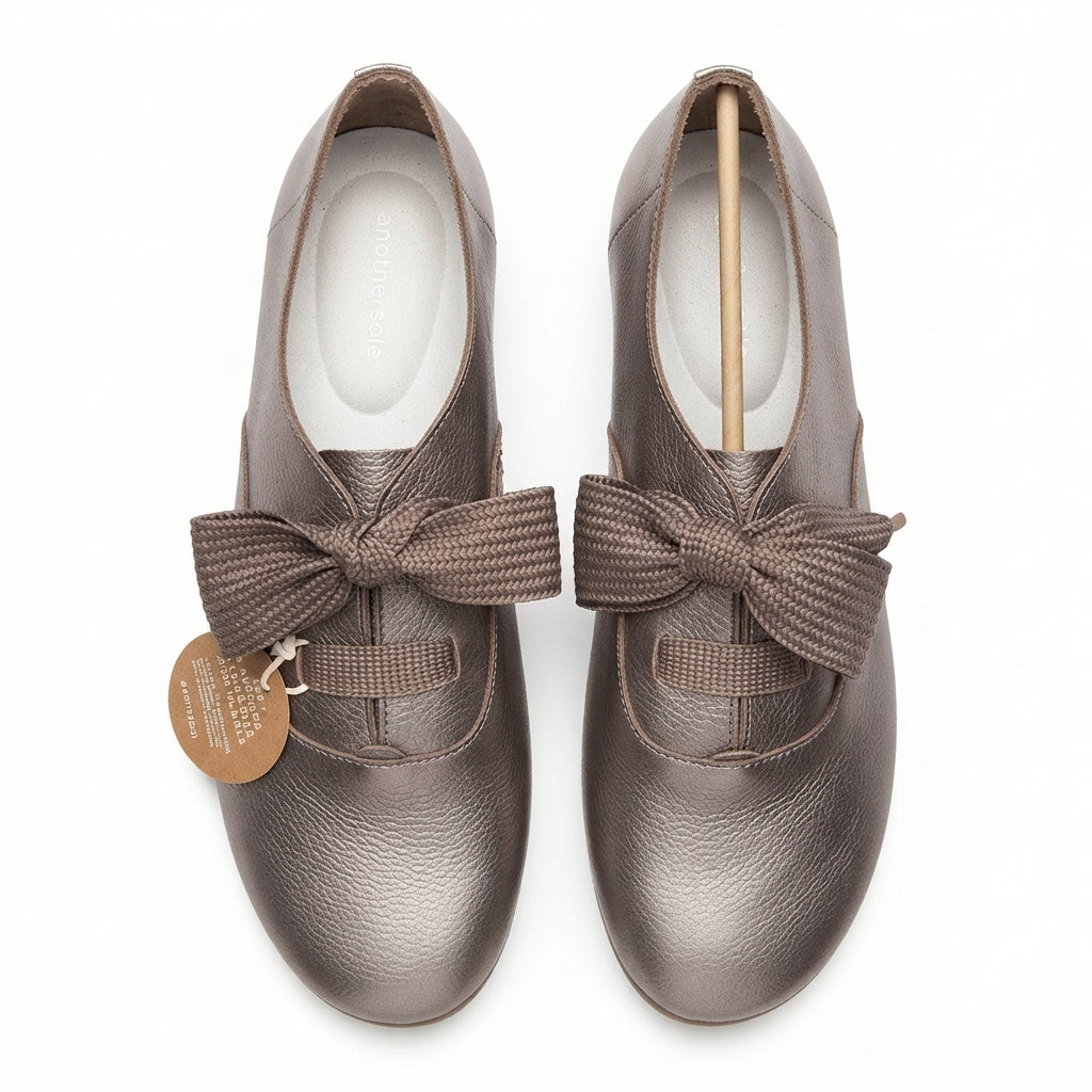 Anothersole · Stella Flats · 11.5 · Pewter