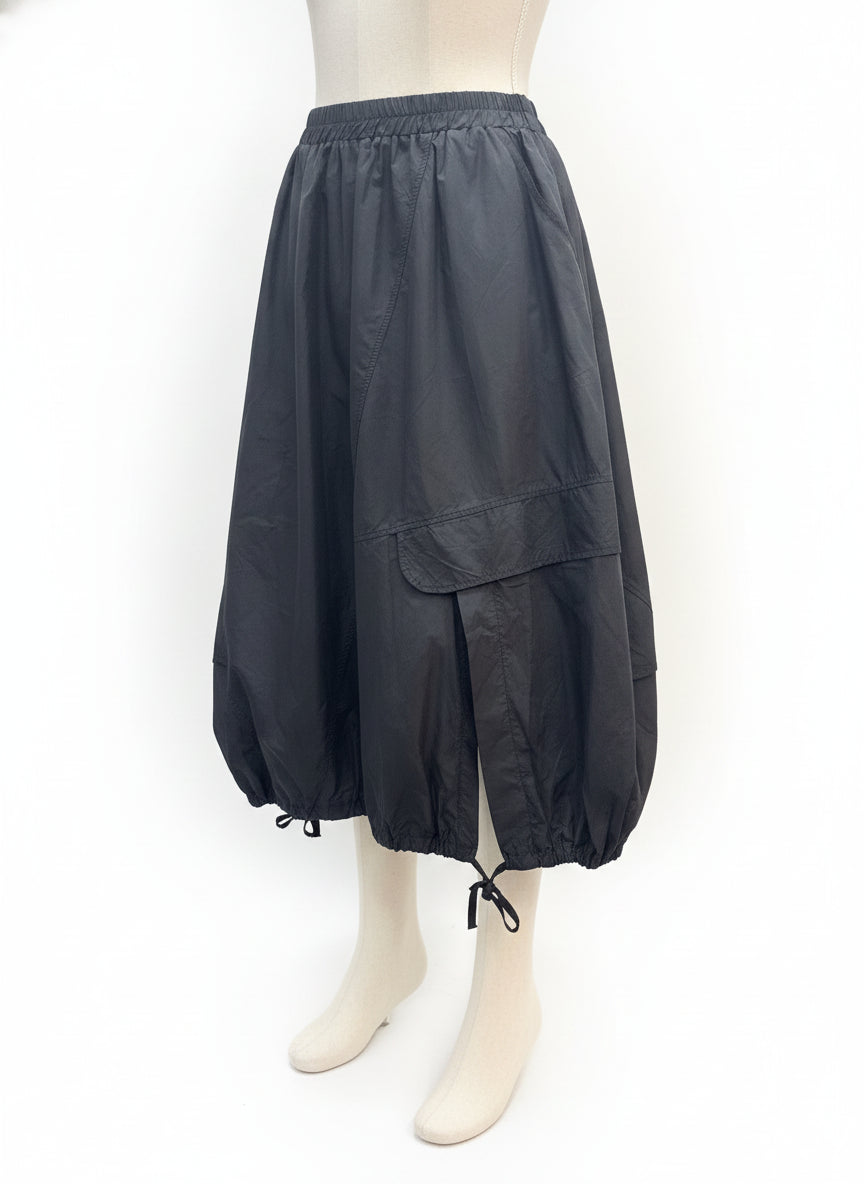 Luukaa · Windbreaker skirt · 12 · Black
