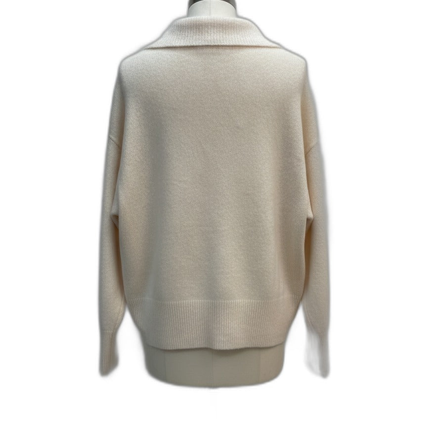 J Crew · Alpaca Blend · 2X · Cream