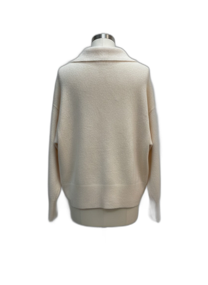 J Crew · Alpaca Blend · 2X · Cream