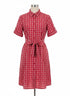 Calvin Klein · Belted Dress · 2 · RoseWhite