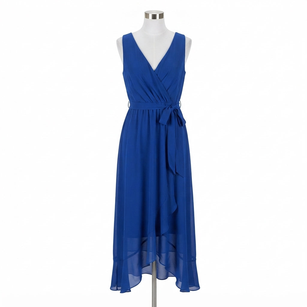 SLNY · Sleeveless Dress · 16 · Royal