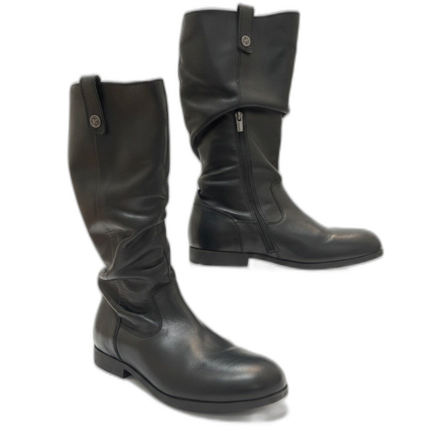 Birkenstock · Sarnia High Boot · 9.5 · Black Leather