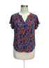 Banana Republic · Cap Sleeve Top RustNavy Floral Print · Medium · Rust/Navy Floral