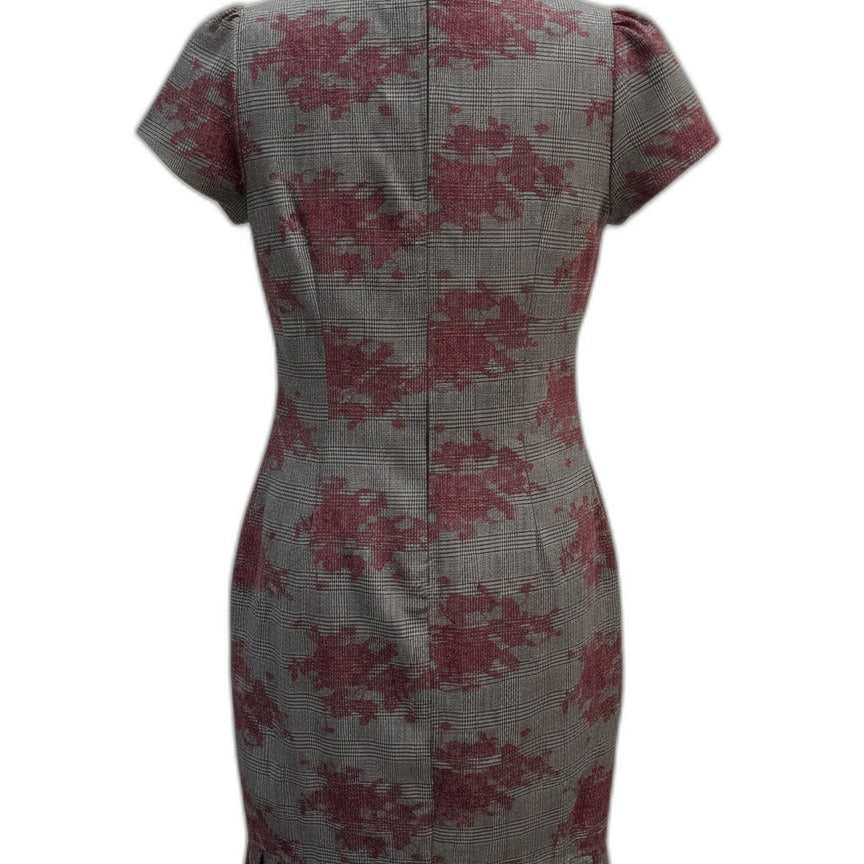 Explosiva · ShortSleeve Bow Detail Dress · Small · BlackRed