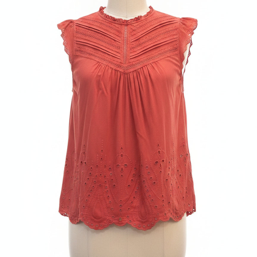 Torrid · Cap Sleeve Top · 8 · Rust