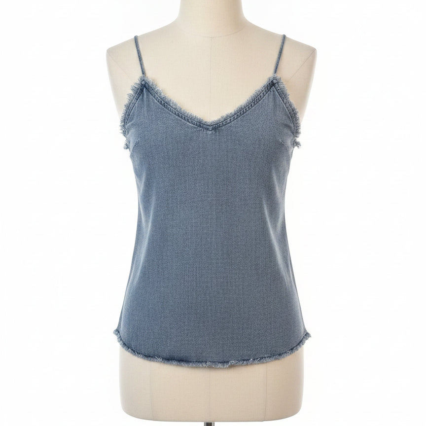 Velvet Heart · Tank Top · Medium · Chambray