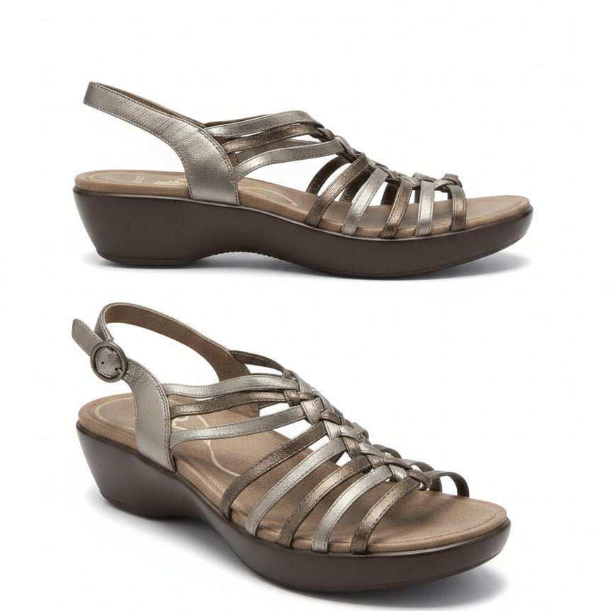 Dansko · Dana Braided Strap · 8.5 · Bronze