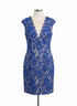 Aidan Mattox · Royal Lace Overlay · 4 · Royal Blue