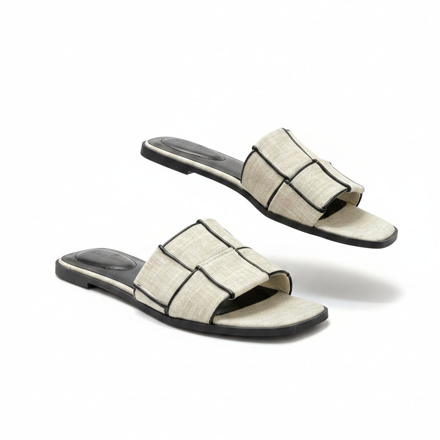 Bandolino · woven design · 10 · GrayBlk