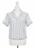 Buffalo · Tops · Small · White Blue