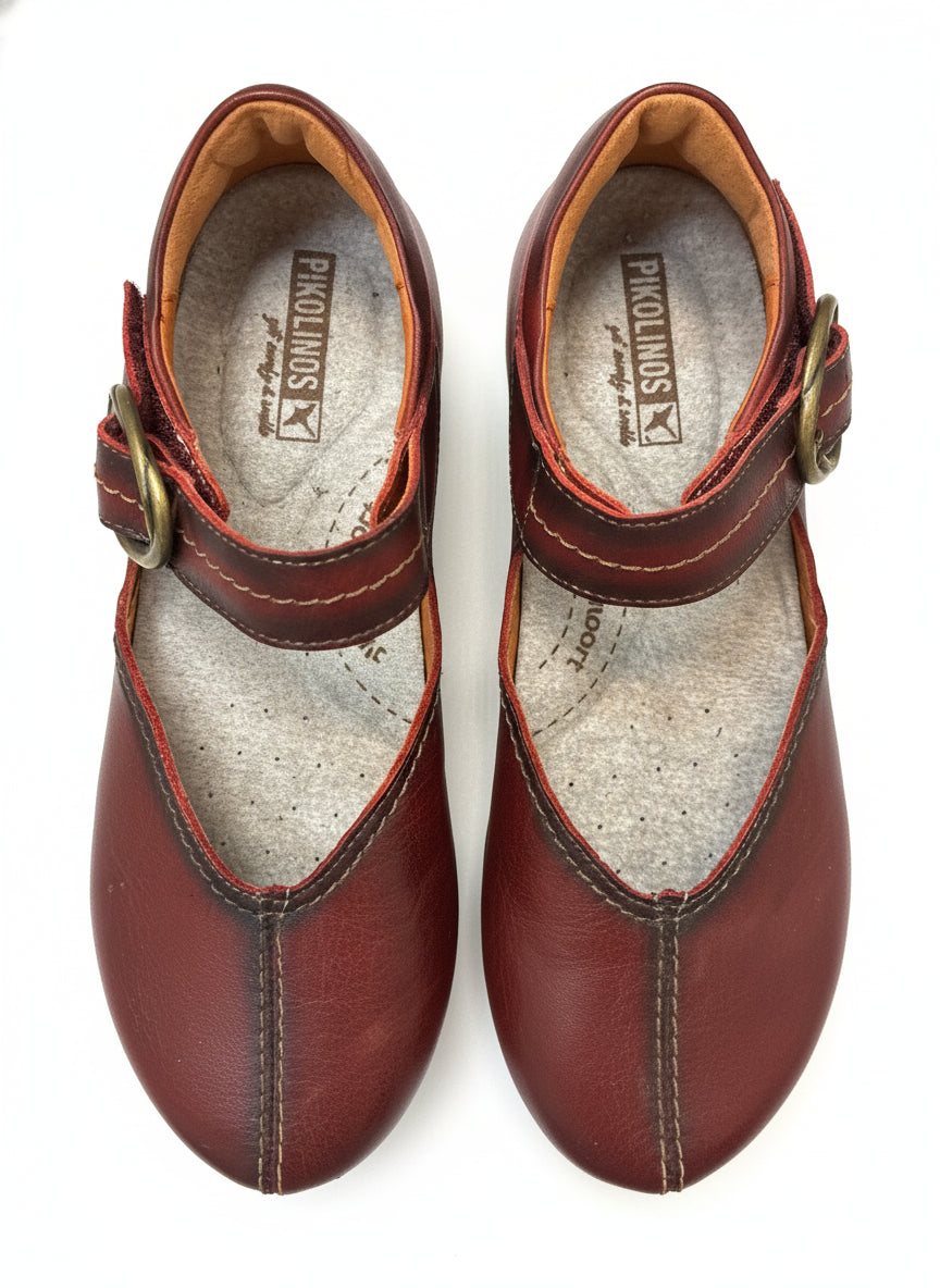 Pikolinos · Granada Mary Janes · 7 · RedTan