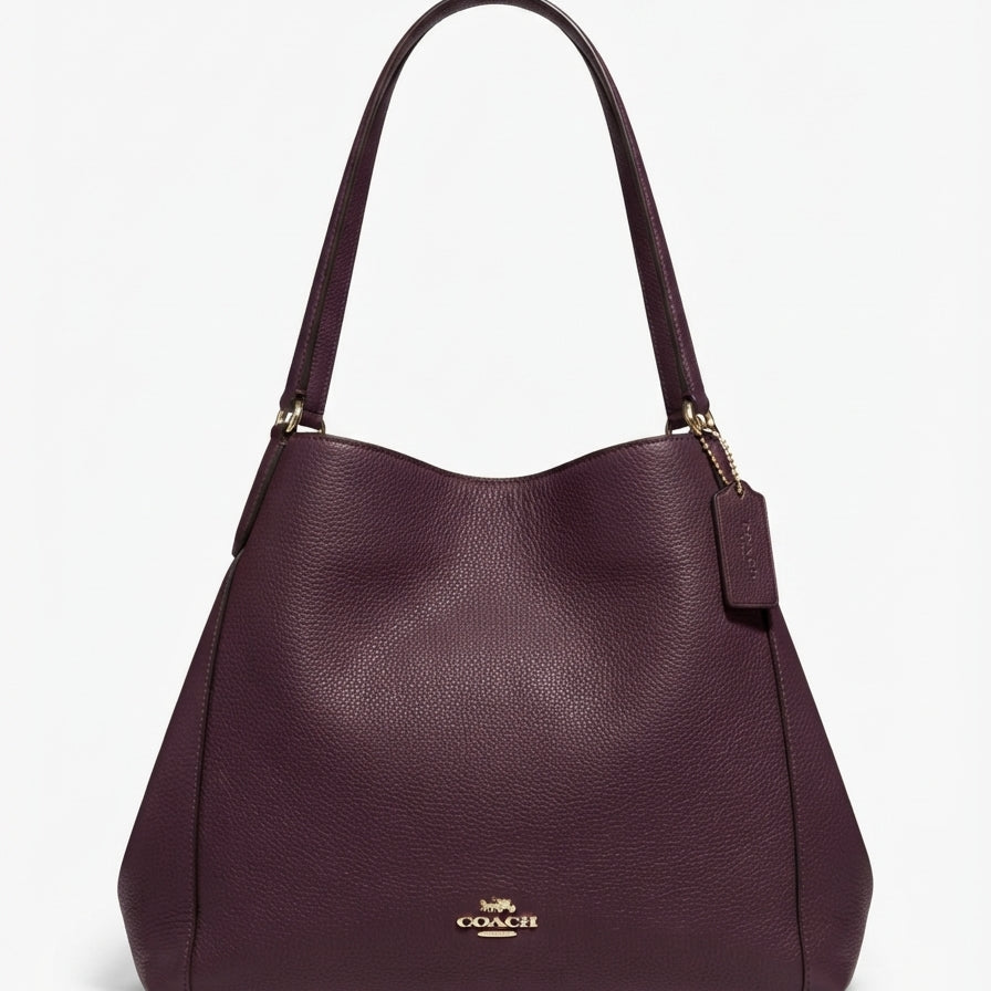 COACH · Edie Shoulder Bag · Shoulder · Plum