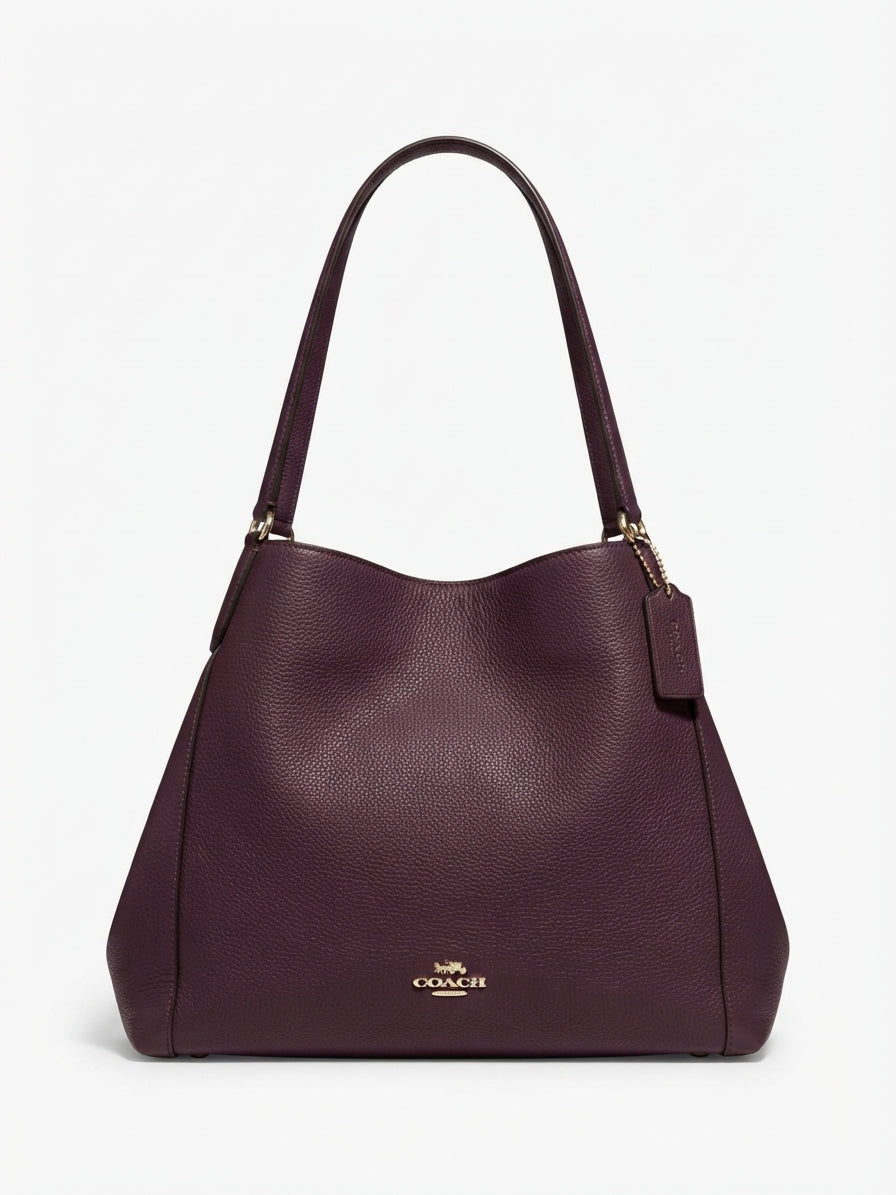 COACH · Edie Shoulder Bag · Shoulder · Plum
