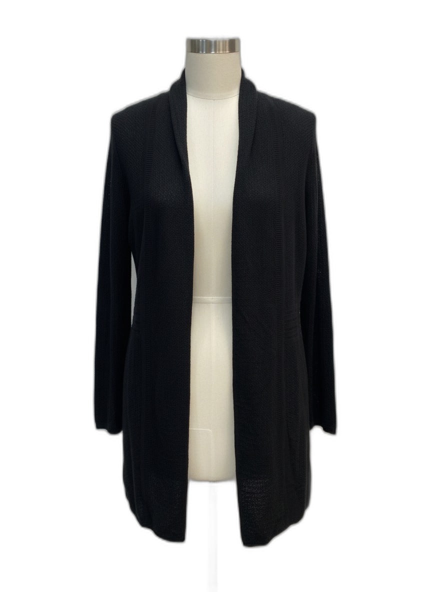 Habitat · Open Drape Cardigan · XLarge · Black