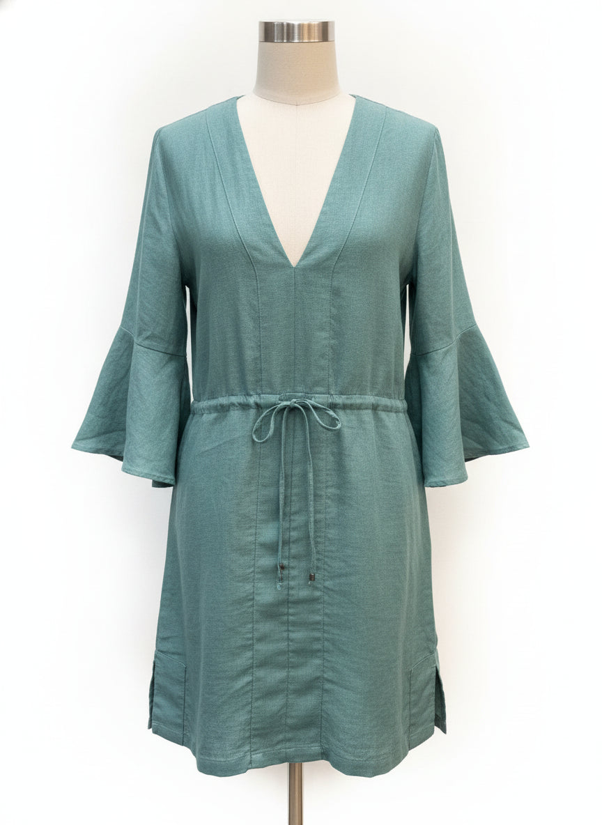 Maaji · Bell Sleeve Dress · M · Sage
